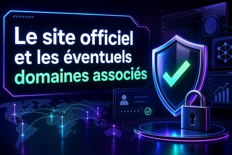 Le site officiel et les éventuels domaines associés