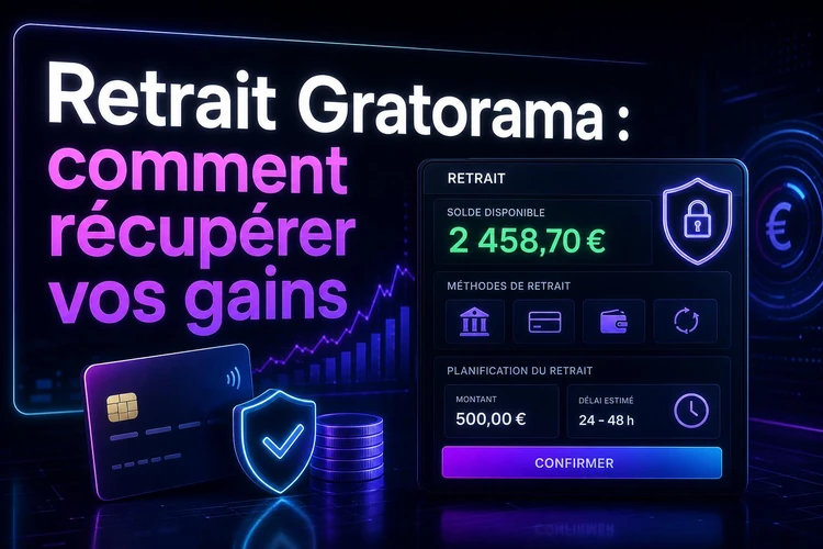 Retrait Gratorama: comment récupérer vos gains